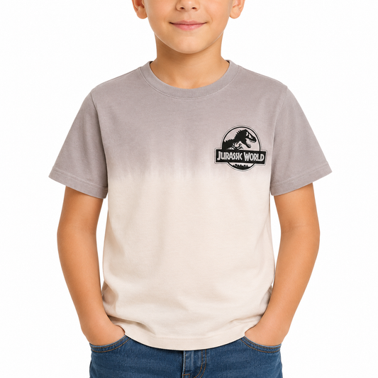 Jurassic world Boys T-Shirt Grey