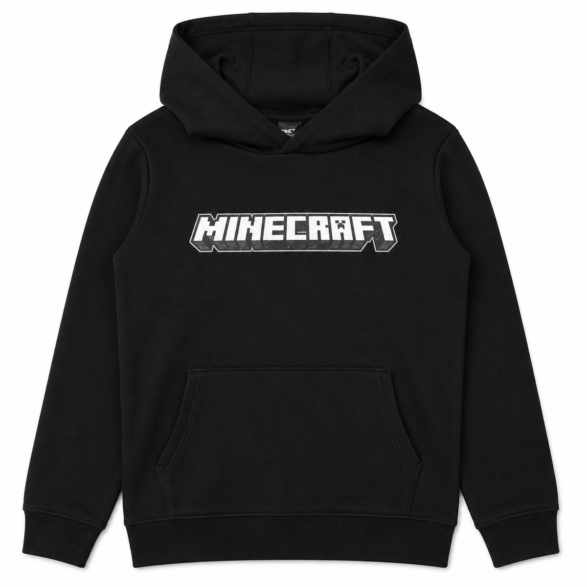 Minecraft Boys Pullover Hoodie Black
