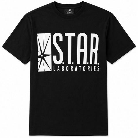DC Comics Originals Star Laboratories Boys T-Shirt Black