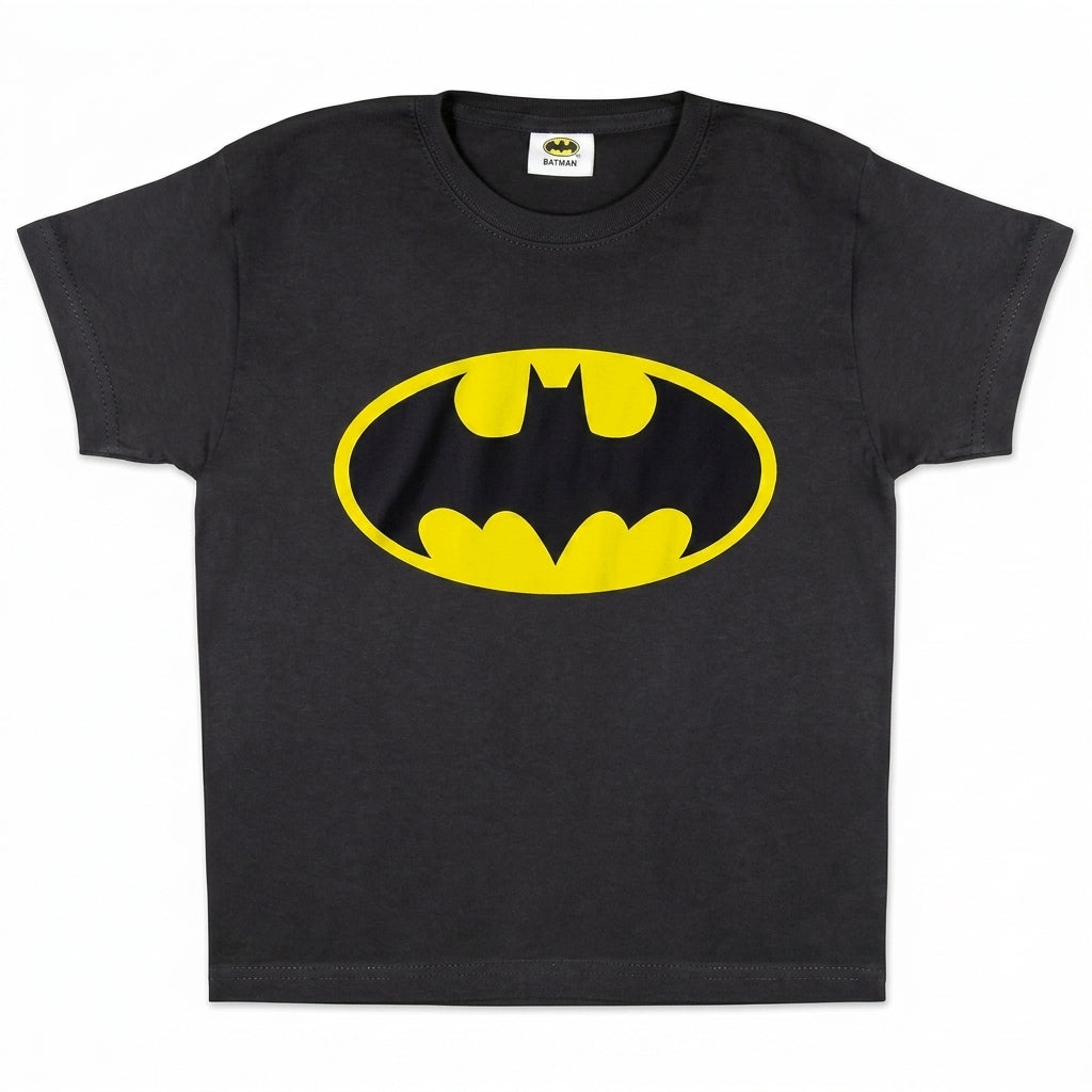 DC Comics Batman Logo Boys T-Shirt Black
