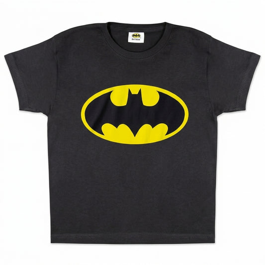 DC Comics Batman Logo Boys T-Shirt Black