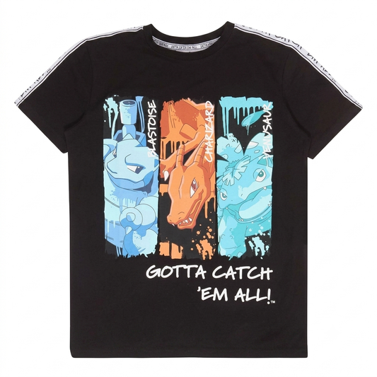 Pokemon Boys T-Shirt Black