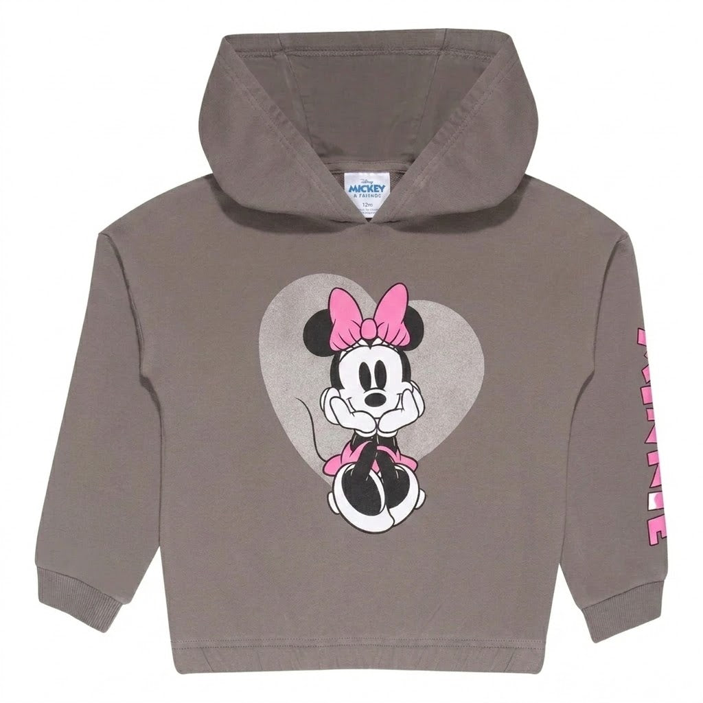 Disney Girls Pullover Hoodie Grey