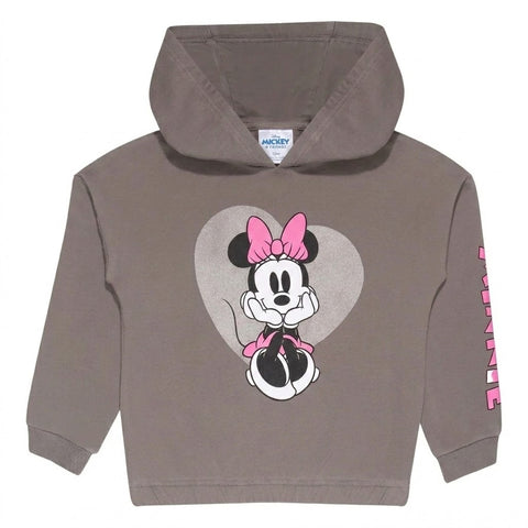 Disney Girls Pullover Hoodie Grey