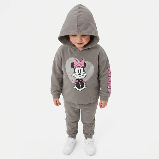 Disney Girls Pullover Hoodie Grey
