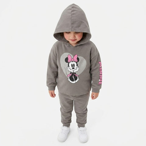Disney Girls Pullover Hoodie Grey