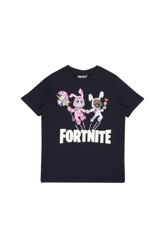 Fortnite Bunny Trouble Boys T-Shirt Navy