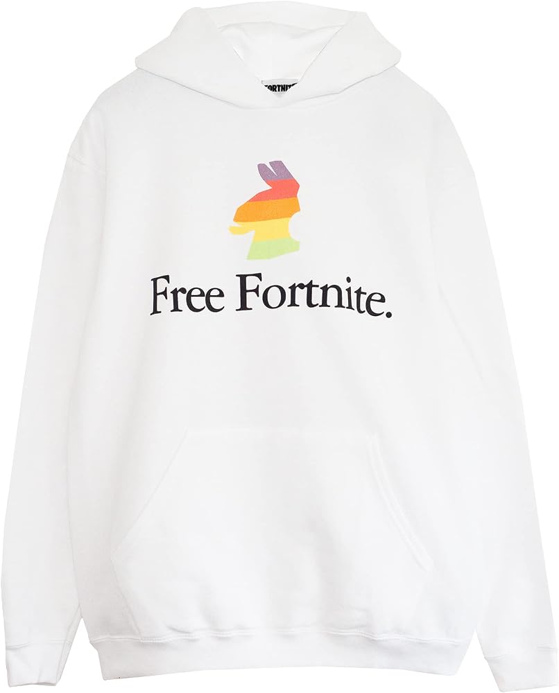 Fortnite Free Fortnite Boys Pullover Sweatshirt White