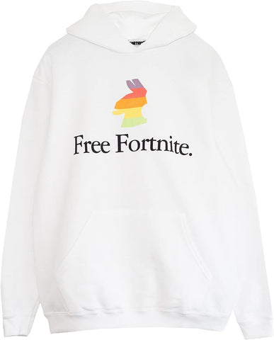 Fortnite Free Fortnite Boys Pullover Sweatshirt White